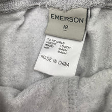 Load image into Gallery viewer, Girls Emerson, fleece lined track pants, elasticated, Inside leg: 67cm, EUC, size 12,  