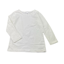 Load image into Gallery viewer, unisex Kids &amp; Co, white cotton long sleeve tee/top, FUC, size 2,  