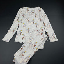 Load image into Gallery viewer, Girls Target, ribbed organic cotton blend pyjamas, GUC, size 6,  