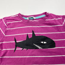 Load image into Gallery viewer, unisex LINDEX, cotton t-shirt / top, shark, FUC, size 4,  