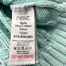 Load image into Gallery viewer, Girls Next, cable knit sweater / jumper, FUC, size 6,  