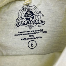 Load image into Gallery viewer, Girls LOONEY TUNES, Tweety Pie cotton long sleeve top, FUC, size 7,  