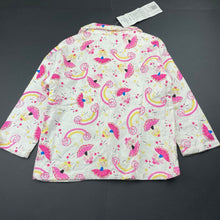 Load image into Gallery viewer, Girls Sleepwear, flannel cotton pyjama top, princess, NEW, size 3,  