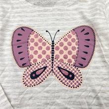 Load image into Gallery viewer, Girls H&amp;T, long sleeve tee/top, butterfly, EUC, size 4,  