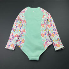 Load image into Gallery viewer, Girls Piping Hot, thick long sleeve swim one-piece, EUC, size 4,  