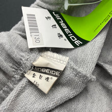 Load image into Gallery viewer, Girls JINBEIDE, grey marle casual pants, elasticated, Inside leg: 37cm, NEW, size 5-6,  