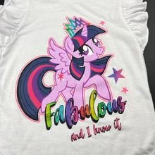 Load image into Gallery viewer, Girls My Little Pony, lightweight t-shirt / top, FUC, size 6,  
