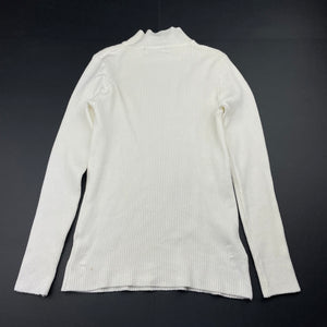 Girls Ozziland, ribbed stretchy long sleeve top, FUC, size 7,  