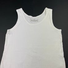 Load image into Gallery viewer, Boys Target, white cotton singlet top, GUC, size 6-8,  