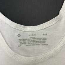 Load image into Gallery viewer, Boys Target, white cotton singlet top, GUC, size 6-8,  