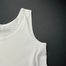 Load image into Gallery viewer, Boys Target, white cotton singlet top, GUC, size 6-8,  