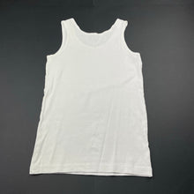 Load image into Gallery viewer, Boys Target, white cotton singlet top, GUC, size 6-8,  