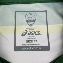 Load image into Gallery viewer, unisex ASICS, Cricket Australia cricket blast top, EUC, size 12,  