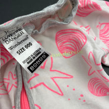 Load image into Gallery viewer, Girls Bonds, zip wondersuit / zippy / romper, pilling, FUC, size 000,  