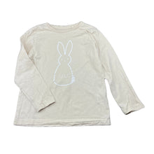 Load image into Gallery viewer, unisex Brilliant Basics, cotton long sleeve tee/top, rabbit, GUC, size 5,  