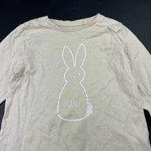 Load image into Gallery viewer, unisex Brilliant Basics, cotton long sleeve tee/top, rabbit, GUC, size 5,  
