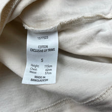 Load image into Gallery viewer, unisex Brilliant Basics, cotton long sleeve tee/top, rabbit, GUC, size 5,  