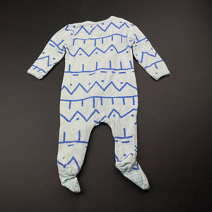 unisex Cotton On, stretchy zip coverall / romper, FUC, size 0000,  
