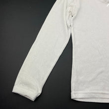 Load image into Gallery viewer, Girls Mango, white long sleeve pyjama top, FUC, size 10,  