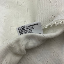 Load image into Gallery viewer, Girls Mango, white long sleeve pyjama top, FUC, size 10,  