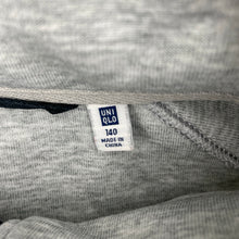 Load image into Gallery viewer, unisex Uniqlo, grey marle zip up sweater, FUC, size 10,  