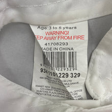 Load image into Gallery viewer, unisex K-Mart, dress-up chef jacket / costume, EUC, size 3-5,  