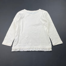 Load image into Gallery viewer, Girls HAPPY CASTLE, cotton long sleeve tee/top, marks left cuff, FUC, size 3,  