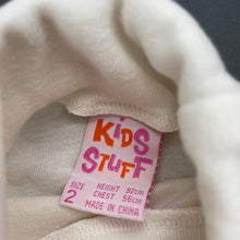 Load image into Gallery viewer, Girls Kids Stuff, embroidered skivvy top, EUC, size 2,  