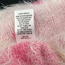 Load image into Gallery viewer, Girls Target, fluffy stretchy sweater / jumper, discolouration left sleeve, FUC, size 5,  