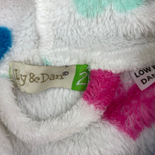 Load image into Gallery viewer, Girls Lily &amp; Dan, fleece dressing gown/bath robe, GUC, size 2,  