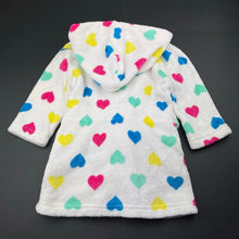 Load image into Gallery viewer, Girls Lily &amp; Dan, fleece dressing gown/bath robe, GUC, size 2,  