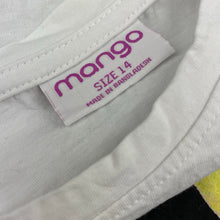 Load image into Gallery viewer, Girls Mango, cotton long sleeve tee/top, GUC, size 14,  