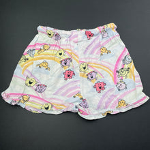 Load image into Gallery viewer, Girls Peter Alexander, Mr Men Little Miss cotton pyjama shorts, GUC, size 2,  