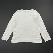 Load image into Gallery viewer, unisex Target, white cotton long sleeve tee/top, EUC, size 3,  