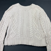 Load image into Gallery viewer, Girls GAP, cable knit cotton sweater/jumper, FUC, size 6-7,  