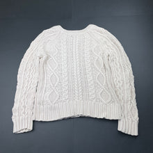 Load image into Gallery viewer, Girls GAP, cable knit cotton sweater/jumper, FUC, size 6-7,  