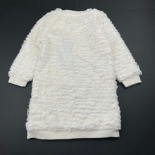 Load image into Gallery viewer, Girls San Rio, HELLO KITTY faux fur dress, discolouration on back, FUC, size 3, L: 51cm