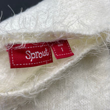 Load image into Gallery viewer, Girls Sprout, soft feel fluffy sweater / jumper, GUC, size 1,  