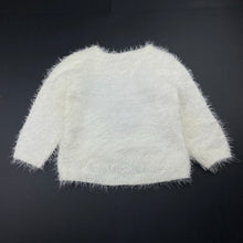 Load image into Gallery viewer, Girls Sprout, soft feel fluffy sweater / jumper, GUC, size 1,  