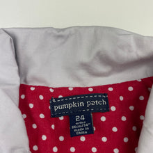 Load image into Gallery viewer, Girls Pumpkin Patch, grey cotton jacket / coat, L: 46cm, EUC, size 2,  