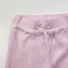 Load image into Gallery viewer, Girls Target, pink velour pants/bottoms, GUC, size 000,  
