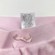 Load image into Gallery viewer, Girls Target, pink velour pants/bottoms, GUC, size 000,  