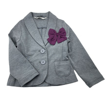 Load image into Gallery viewer, Girls H&amp;M, grey lightweight jacket, GUC, size 4,  