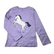 Load image into Gallery viewer, Girls Kids &amp; Co, cotton long sleeve tee / top, marks on back, FUC, size 6,  