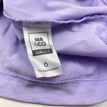 Load image into Gallery viewer, Girls Kids &amp; Co, cotton long sleeve tee / top, marks on back, FUC, size 6,  