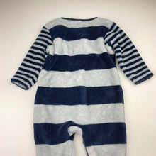 Load image into Gallery viewer, unisex Next, soft fleece zip coverall / romper, GUC, size 0,  