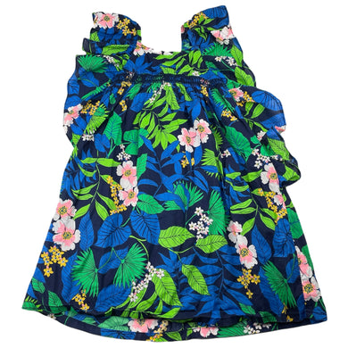 Girls Cotton On, lined lightweight floral cotton summer dress, EUC, size 5, L: 63cm