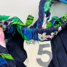 Load image into Gallery viewer, Girls Cotton On, lined lightweight floral cotton summer dress, EUC, size 5, L: 63cm