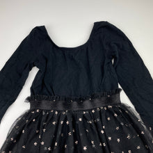 Load image into Gallery viewer, Girls Seed, spliced black tutu dress, wash fade, FUC, size 6-7, L: 57cm
