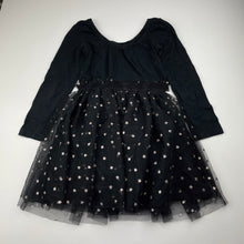 Load image into Gallery viewer, Girls Seed, spliced black tutu dress, wash fade, FUC, size 6-7, L: 57cm